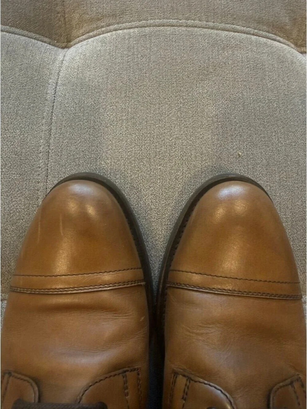 Thursday Boot Co Captain Cap Toe Boots Tan Leather Mens 8